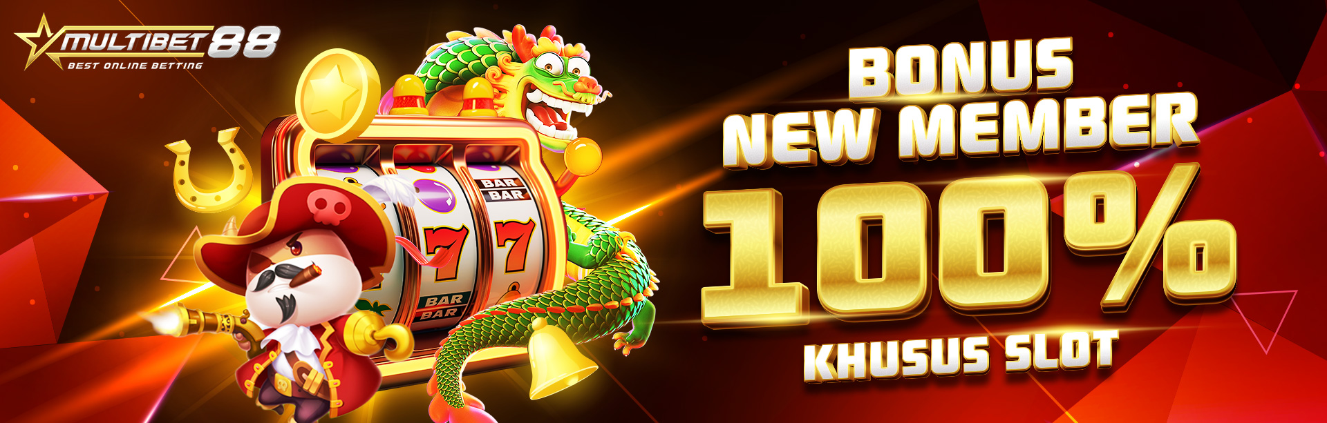 Bonus New Member 100%